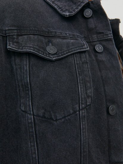 Jack & Jones JJIJEAN Denim Jacket Black Denim - Vestes - Vestes homme grandes tailles