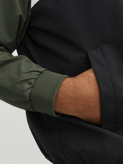 Jack & Jones RUSH Bomber Jacket with Hood Green - Vestes - Vestes homme grandes tailles