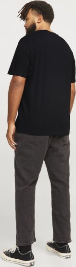 Jack & Jones LEGACY BLOCKING T-Shirt Black - T-shirts - T-shirts Homme Grande Taille