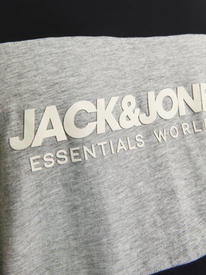 Jack & Jones LEGACY BLOCKING T-Shirt Black - T-shirts - T-shirts Homme Grande Taille