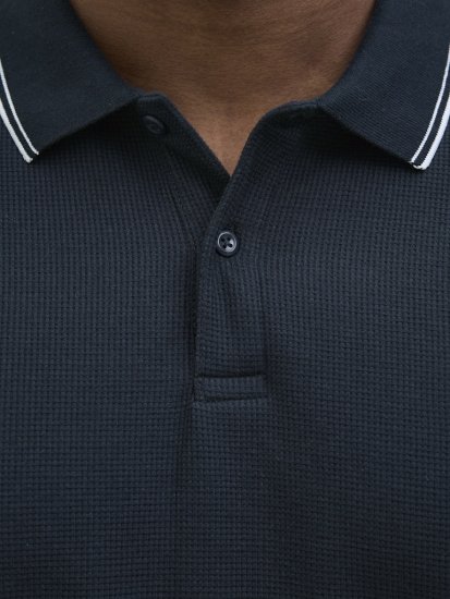 Jack & Jones AUSTIN PLAY Polo Dark Blue - Polos - Polos homme grande taille