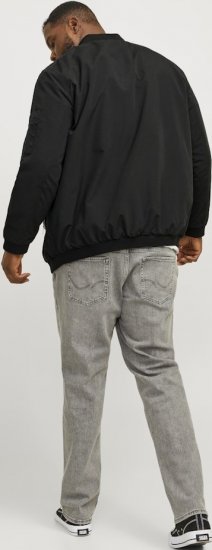 Jack & Jones RUSH Bomber Jacket Black - Vestes - Vestes homme grandes tailles