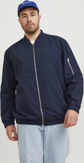 Jack & Jones RUSH Bomber Jacket Navy Blazer - Vestes - Vestes homme grandes tailles