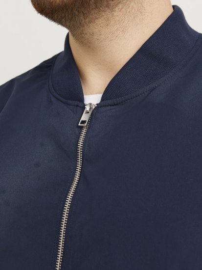 Jack & Jones RUSH Bomber Jacket Navy Blazer - Vestes - Vestes homme grandes tailles