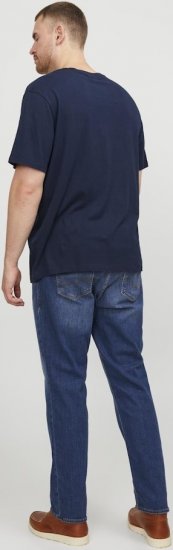 Jack & Jones CORP Logo T-Shirt Navy Blazer - T-shirts - T-shirts Homme Grande Taille