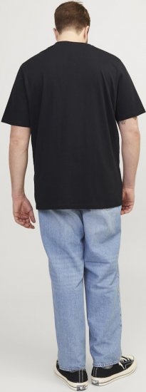 Jack & Jones Corp Logo Crew Neck T-Shirt Black - T-shirts - T-shirts Homme Grande Taille