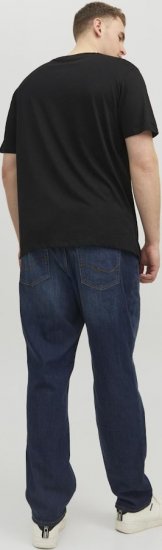 Jack & Jones CORP Logo T-Shirt Black/PLAY 4 - T-shirts - T-shirts Homme Grande Taille