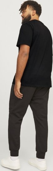 Jack & Jones CORP Logo T-Shirt Black - T-shirts - T-shirts Homme Grande Taille