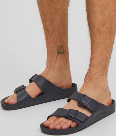 Jack & Jones Croxton Moulded Sandals Black - Chaussures homme 40-52 - 