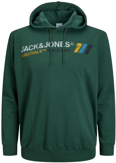 Jack & Jones JORNATE SWEAT Hoodie Green - Sweatshirts & hoodies - Sweatshirts/Hoodies grande taille homme