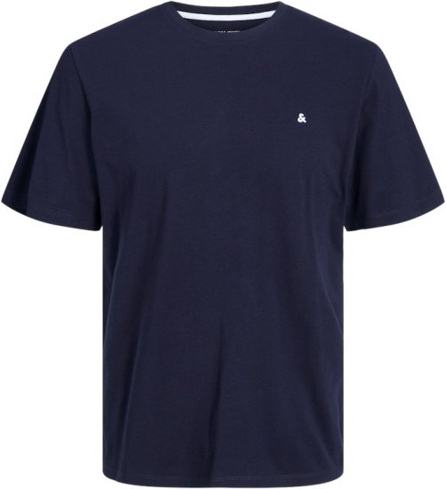 Jack & Jones PAULOS T-Shirt Navy Blazer - T-shirts - T-shirts Homme Grande Taille