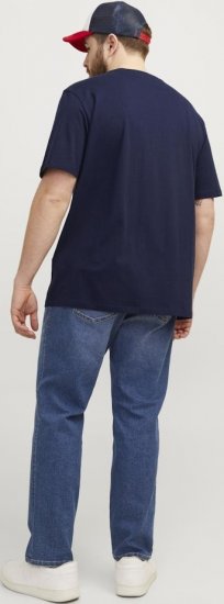 Jack & Jones PAULOS T-Shirt Navy Blazer - T-shirts - T-shirts Homme Grande Taille