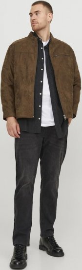 Jack & Jones ROCKY Jacket Brown - Vestes - Vestes homme grandes tailles