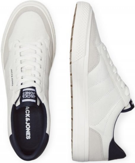 Jack & Jones Morden Combo Sneakers White/Navy - Chaussures homme 40-52 - 