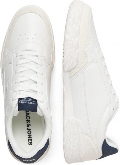 Jack & Jones Bounce Sneakers White/Navy BLAZE - Chaussures homme 40-52 - 