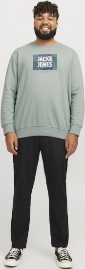 Jack & Jones HUDSON Sweatshirt Iceberg Green - Sweatshirts & hoodies - Sweatshirts/Hoodies grande taille homme