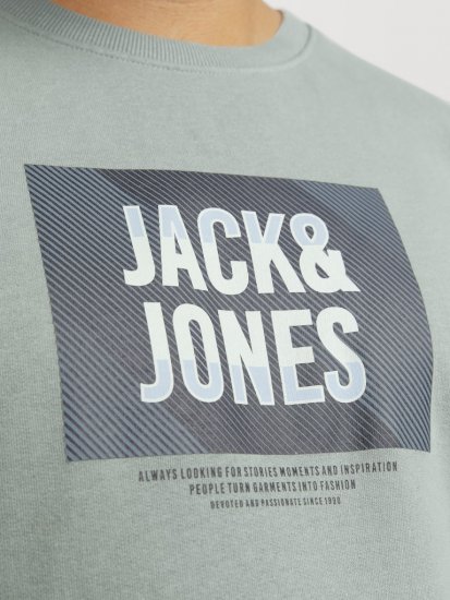 Jack & Jones HUDSON Sweatshirt Iceberg Green - Sweatshirts & hoodies - Sweatshirts/Hoodies grande taille homme