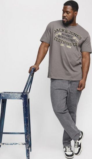 Jack & Jones GLENN ORIGINAL SQ 703 Grey Denim - Jeans et pantalons - Jeans et Pantalons grande taille 