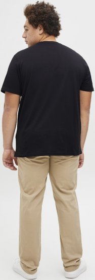 Jack & Jones Tarmac Branding Crew Neck T-Shirt Black - T-shirts - T-shirts Homme Grande Taille