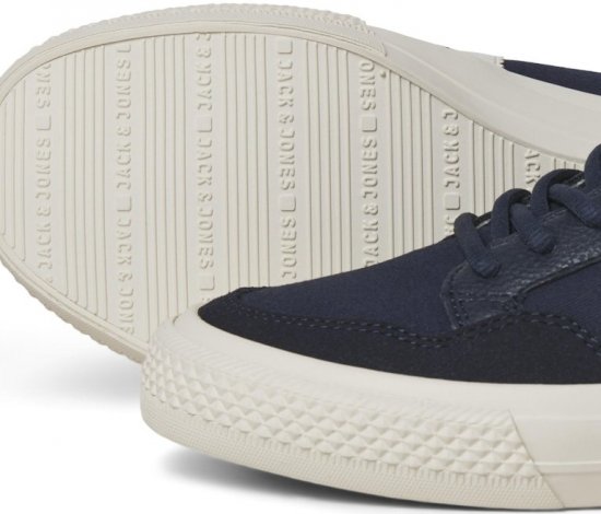 Jack & Jones Morden Canvas Special Sneakers Navy Blazer/MarshM - Chaussures homme 40-52 - 