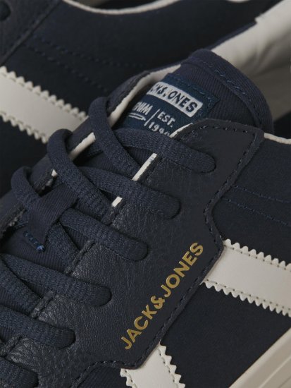 Jack & Jones Morden Canvas Special Sneakers Navy Blazer/MarshM - Chaussures homme 40-52 - 