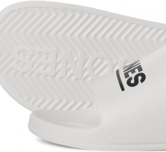 Jack & Jones Wollie Slippers White - Chaussures homme 40-52 - 