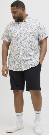 Jack & Jones Dave Chino Shorts Dark Navy - Shorts - Shorts hommes grande taille
