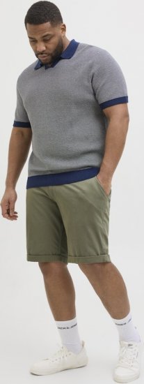 Jack & Jones Dave Chino Shorts Green - Shorts - Shorts hommes grande taille