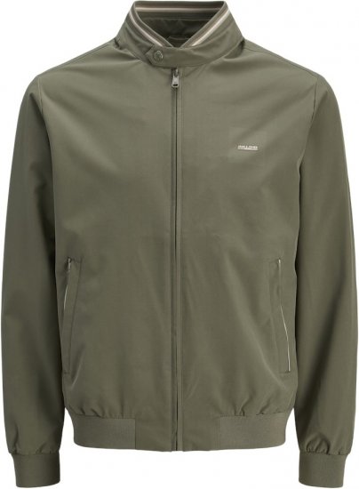 Jack & Jones Brad Bomber Jacket Tea Leaf - Vestes - Vestes homme grandes tailles