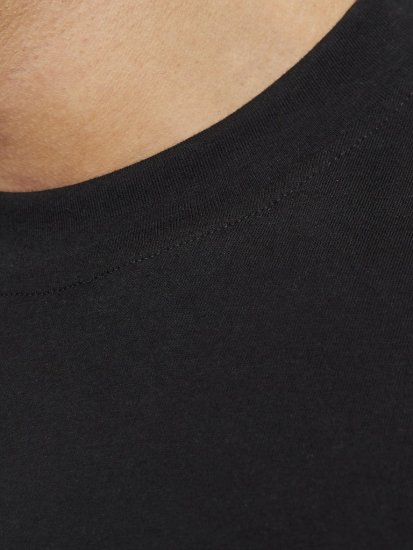 Jack & Jones Tarmac Camo Crew Neck T-Shirt Black - T-shirts - T-shirts Homme Grande Taille