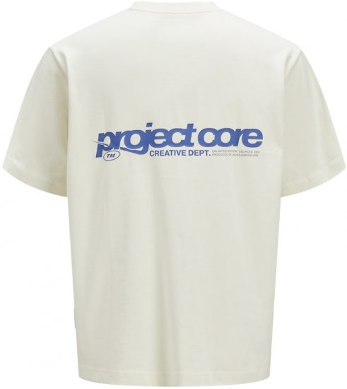 Jack & Jones Union Front & Back Print Crew Neck T-Shirt Yellow - T-shirts - T-shirts Homme Grande Taille