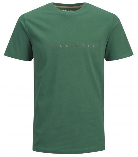 Jack & Jones JJFONT T-Shirt Green - T-shirts - T-shirts Homme Grande Taille