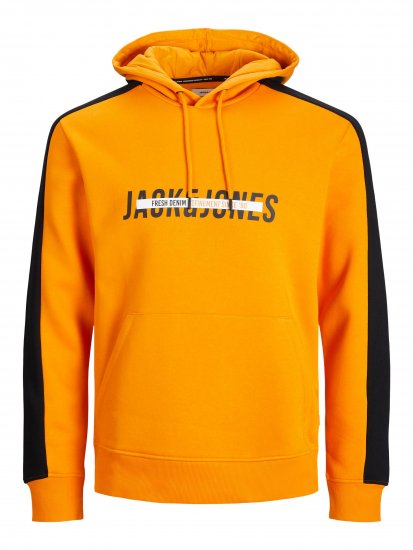 Jack & Jones JJCUT SWEAT Hoodie Orange - Sweatshirts & hoodies - Sweatshirts/Hoodies grande taille homme
