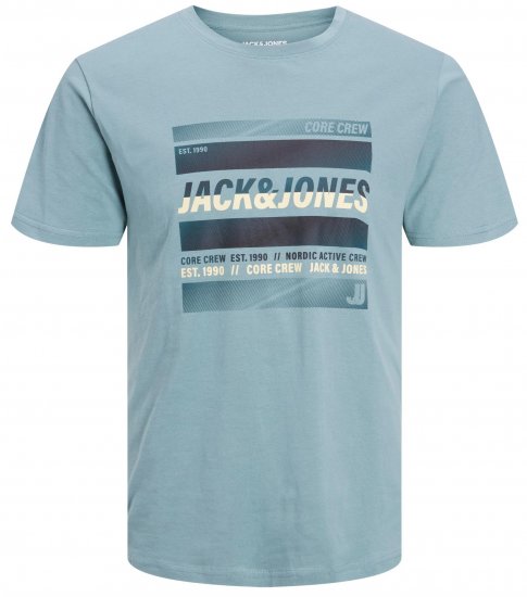 Jack & Jones JCOARC T-Shirt Light Blue - T-shirts - T-shirts Homme Grande Taille