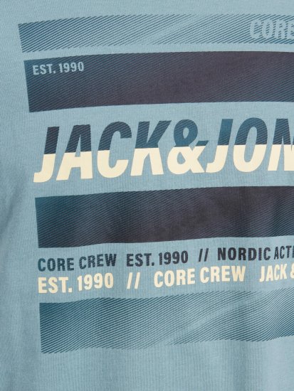 Jack & Jones JCOARC T-Shirt Light Blue - T-shirts - T-shirts Homme Grande Taille