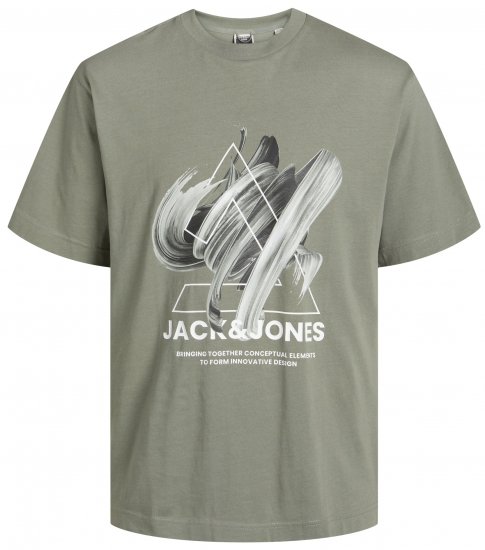 Jack & Jones JCOTINT T-Shirt Agave Green - T-shirts - T-shirts Homme Grande Taille