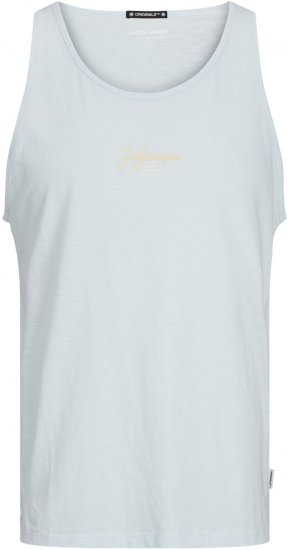 Jack & Jones JORARUBA BRANDING TANK TOP Skylight - T-shirts - T-shirts Homme Grande Taille
