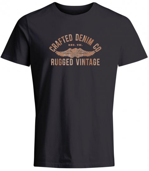 Jack & Jones JPRBLUOLLIE T-shirt Dark Navy - T-shirts - T-shirts Homme Grande Taille