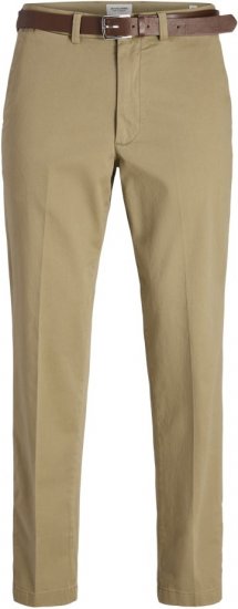 Jack & Jones Ollie Franco Chino Pants with Belt Brown - Jeans et pantalons - Jeans et Pantalons grande taille 