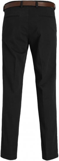 Jack & Jones Ollie Franco Chino Pants with Belt Black - Jeans et pantalons - Jeans et Pantalons grande taille 