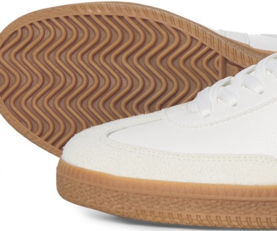 Jack & Jones Kirk International Campaign Sneakers Bright White/PU - Chaussures homme 40-52 - 