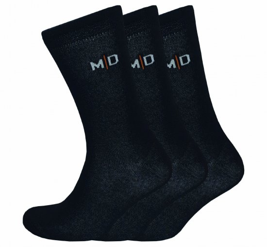 Motley Denim John 3-Pack Socks Black - Sous-vêtements & Bain - Sous-vêtements Grande Taille