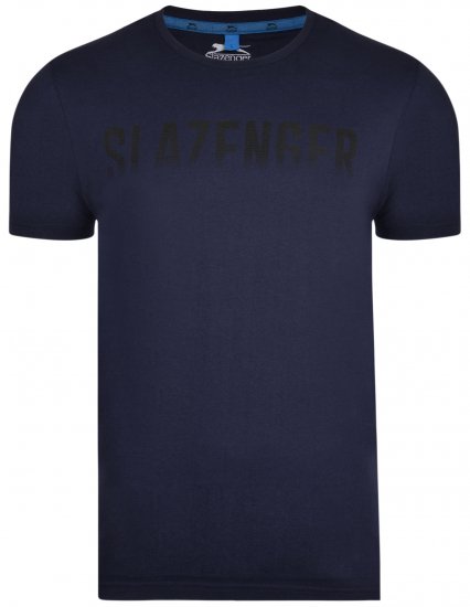 Slazenger Jonathan T-shirt Midnight - T-shirts - T-shirts Homme Grande Taille