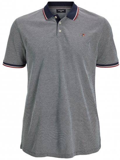 Jack & Jones JPRBLUWIN Polo Mood Indigo - Polos - Polos homme grande taille