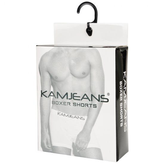 Kam Jeans Boxershorts Black and Navy 2-Pack - Sous-vêtements & bain - Sous-vêtements Grande Taille