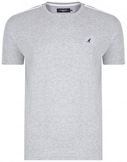 Kangol Salter T-shirt Grey - T-shirts - T-shirts Homme Grande Taille