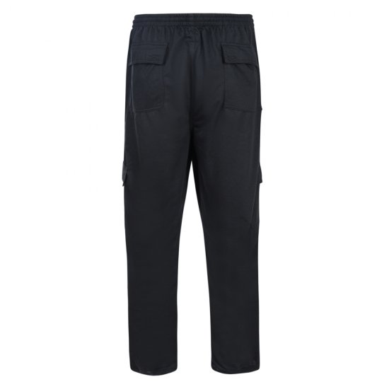 Kam Jeans Cargopocket Joggers "Lightweight" Black - Pantalons/shorts de survêtement - Survêtement/jogging grandes tailles