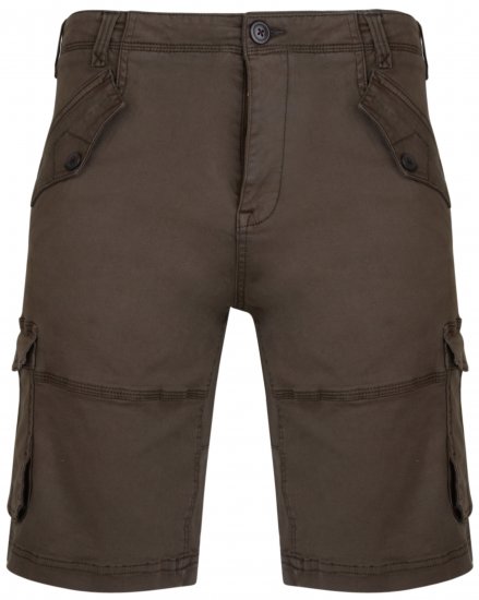 Kam Jeans 320 Cargoshorts Khaki - Shorts - Shorts hommes grande taille