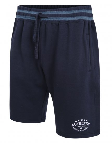 Kam Jeans 345 Authentic Shorts Navy - Pantalons/shorts de survêtement - Survêtement/jogging grandes tailles