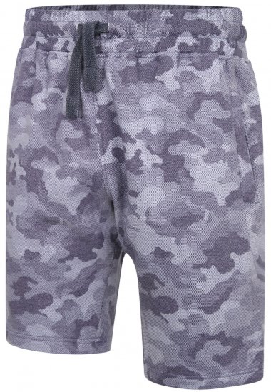 Kam Jeans 346 Camo Sweat Shorts Indigo - Pantalons/shorts de survêtement - Survêtement/jogging grandes tailles